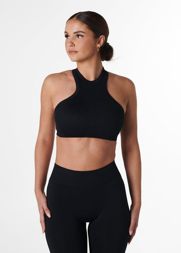 SILHOUETTE CROP - BLACK