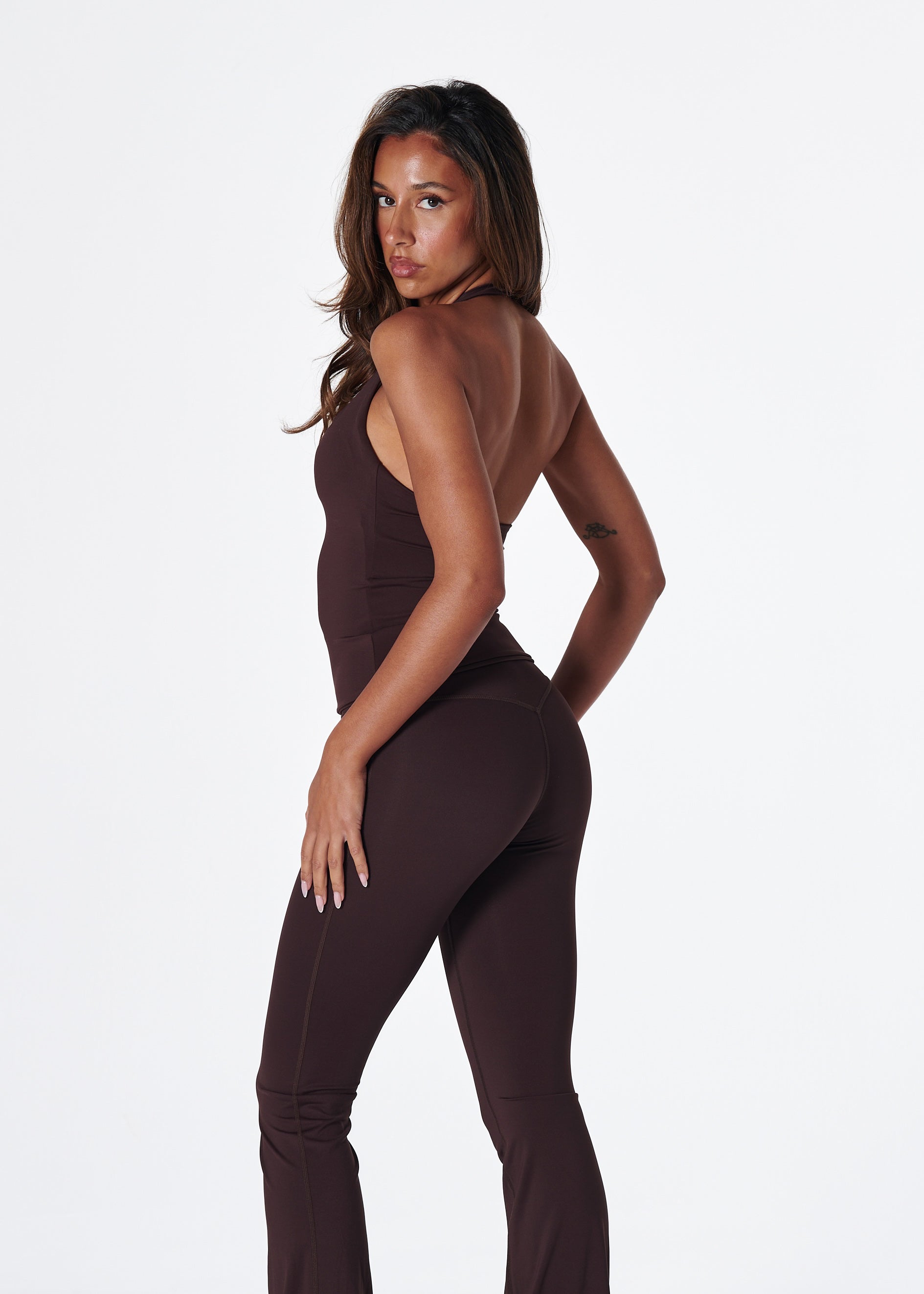 SS HALTER TANK - ESPRESSO