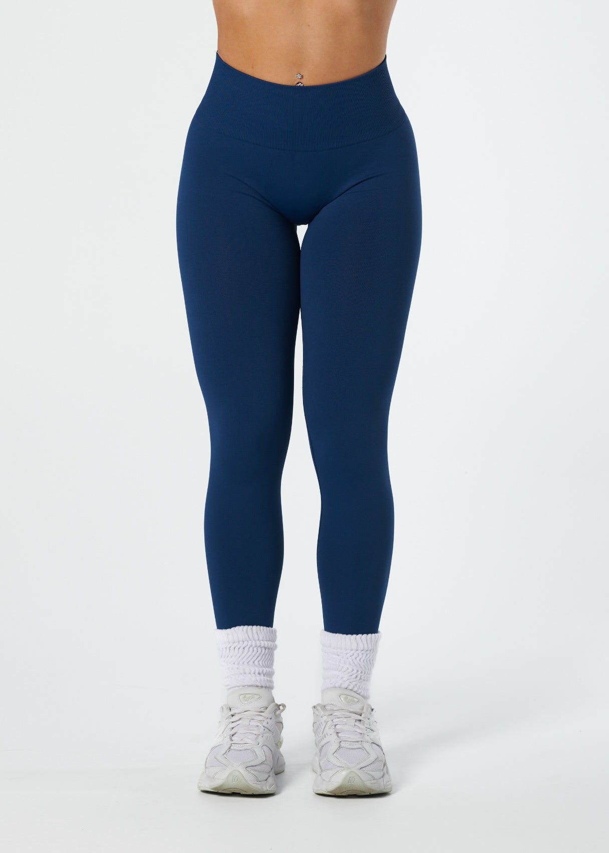 SHAPE SIGNATURE LEGGINGS - DEEP BLUE