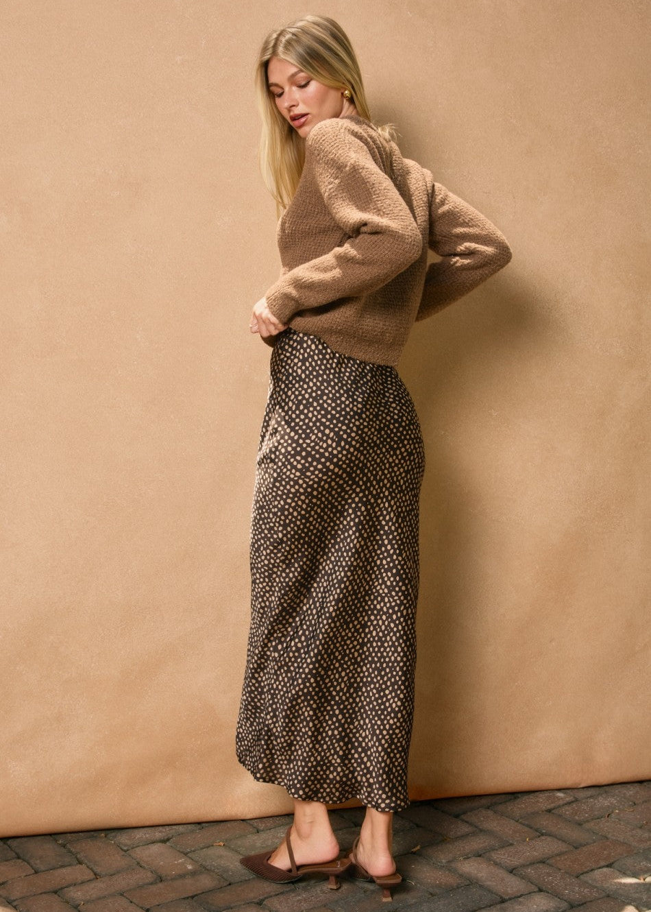 EVERLY POLKA DOT SKIRT