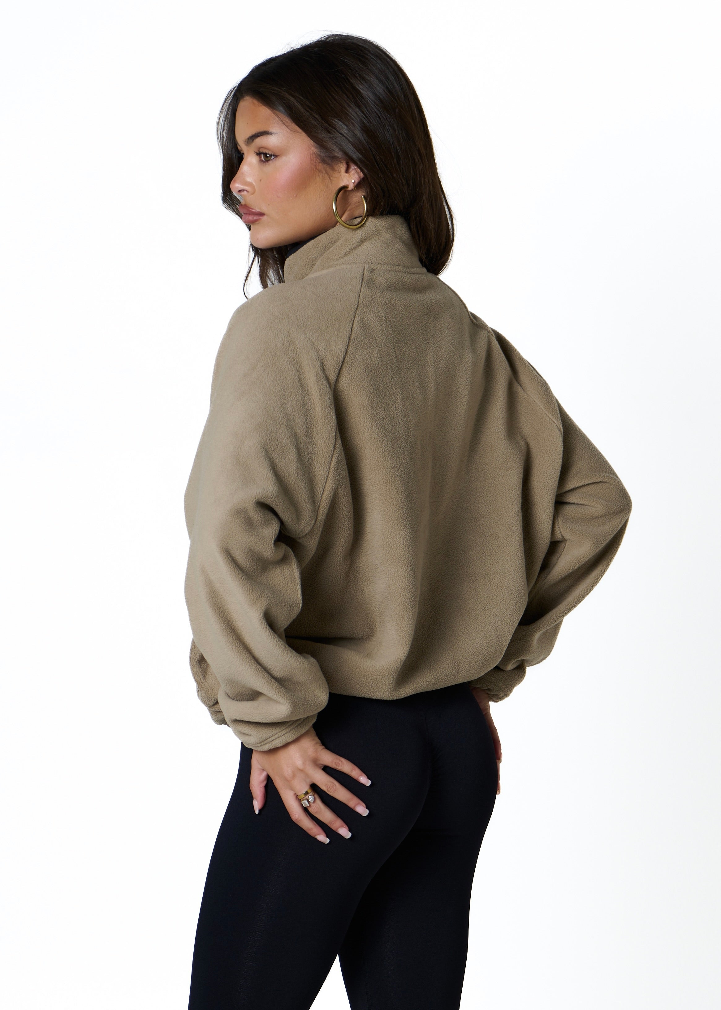 FLEECE ZIP - LATTE