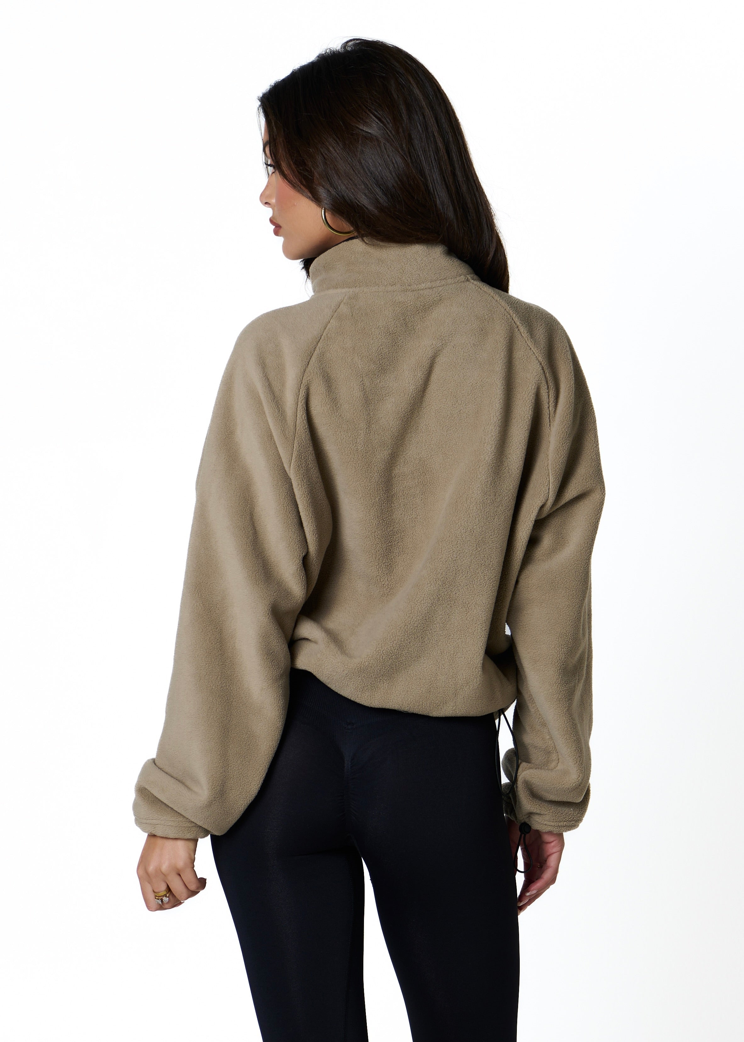 FLEECE ZIP - LATTE