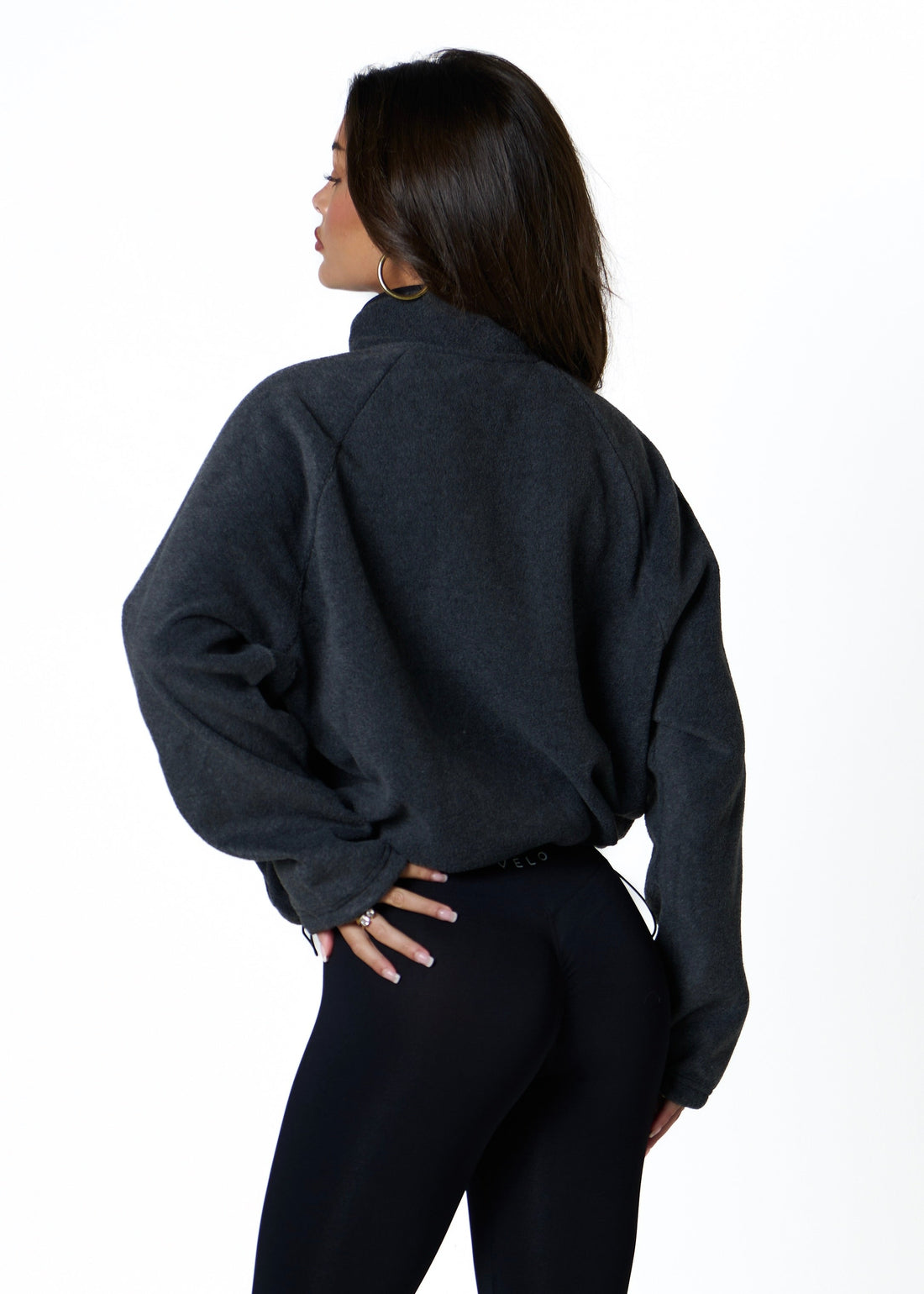 FLEECE ZIP - CHARCOAL