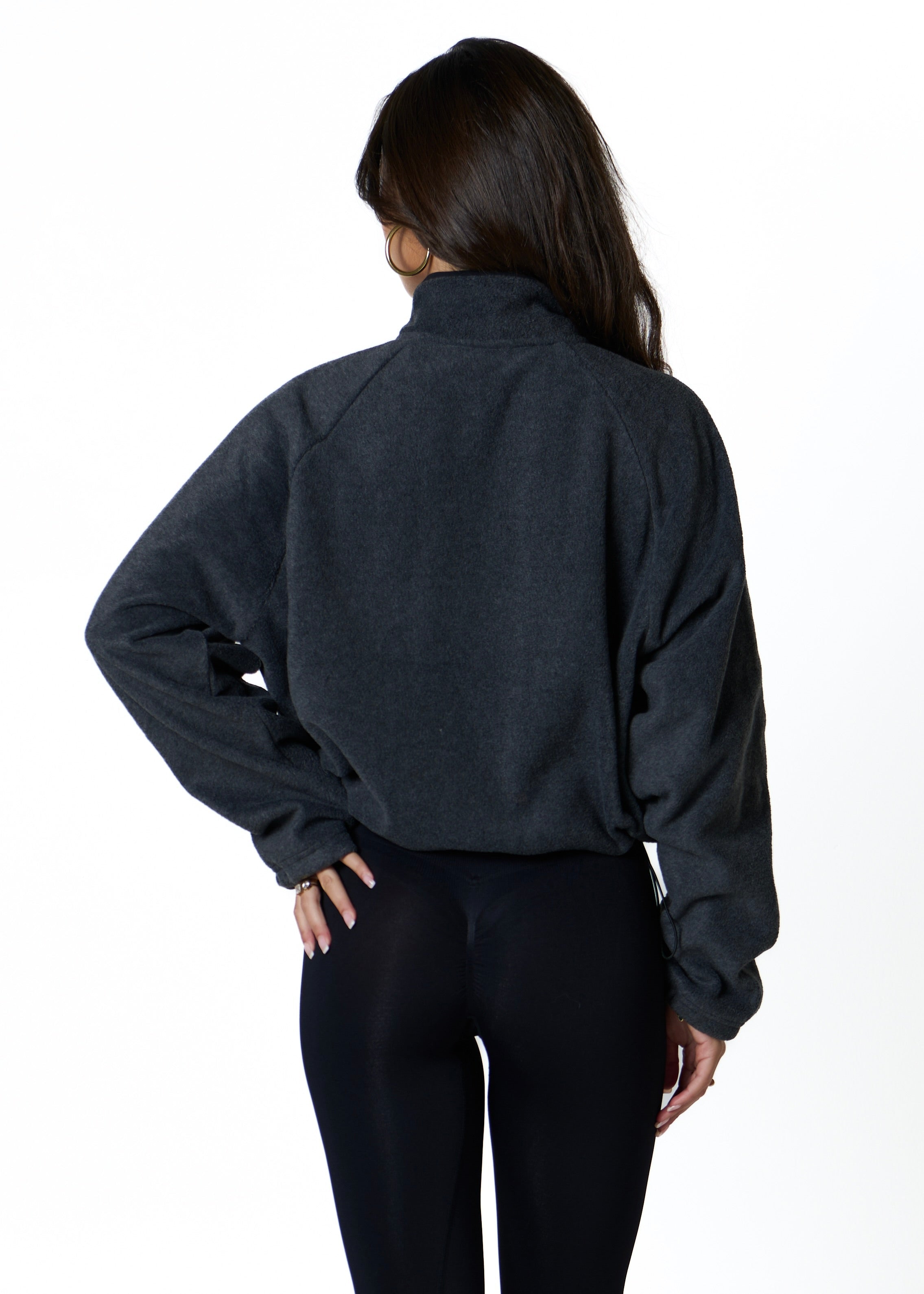 FLEECE ZIP - CHARCOAL