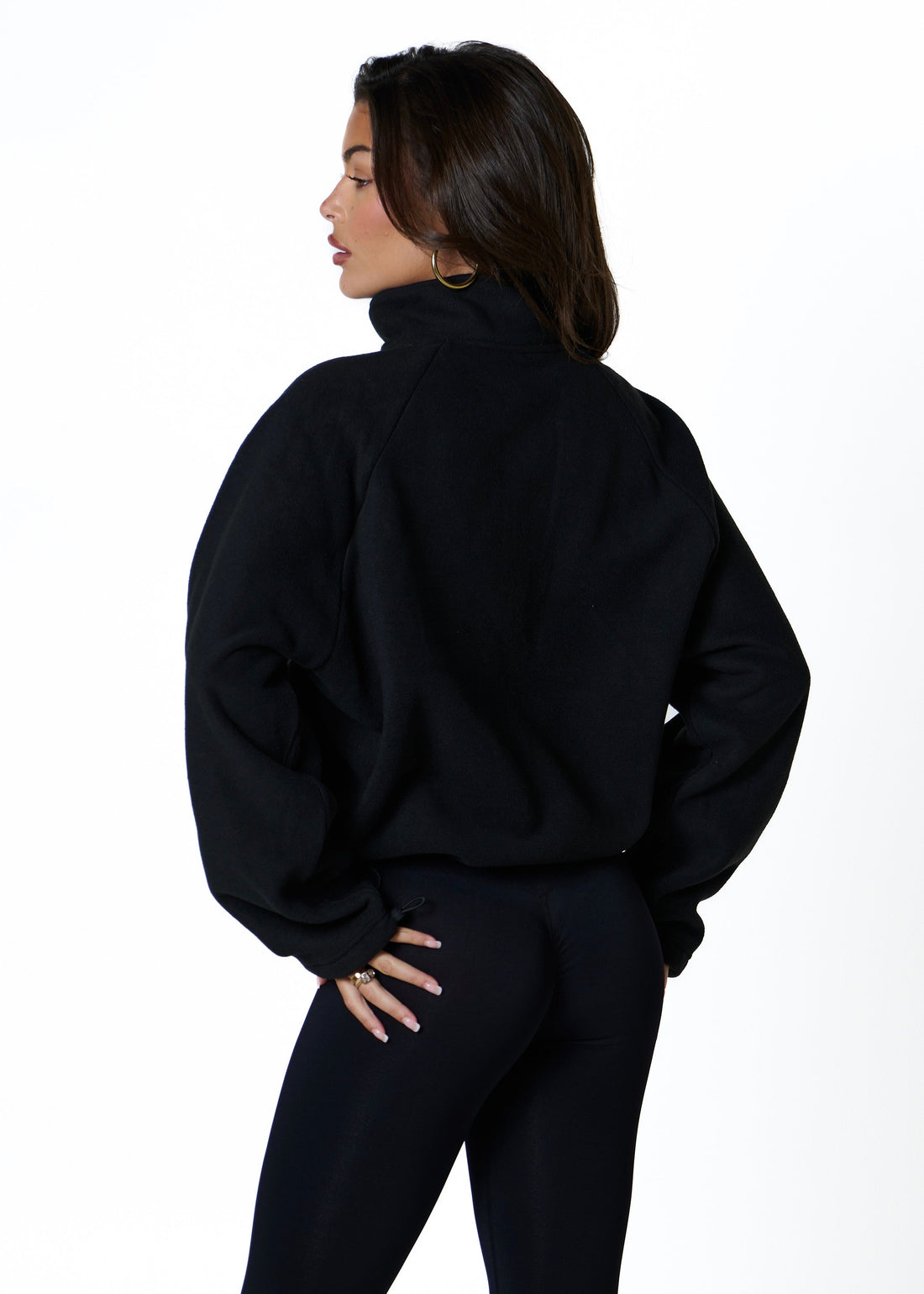 FLEECE ZIP - BLACK