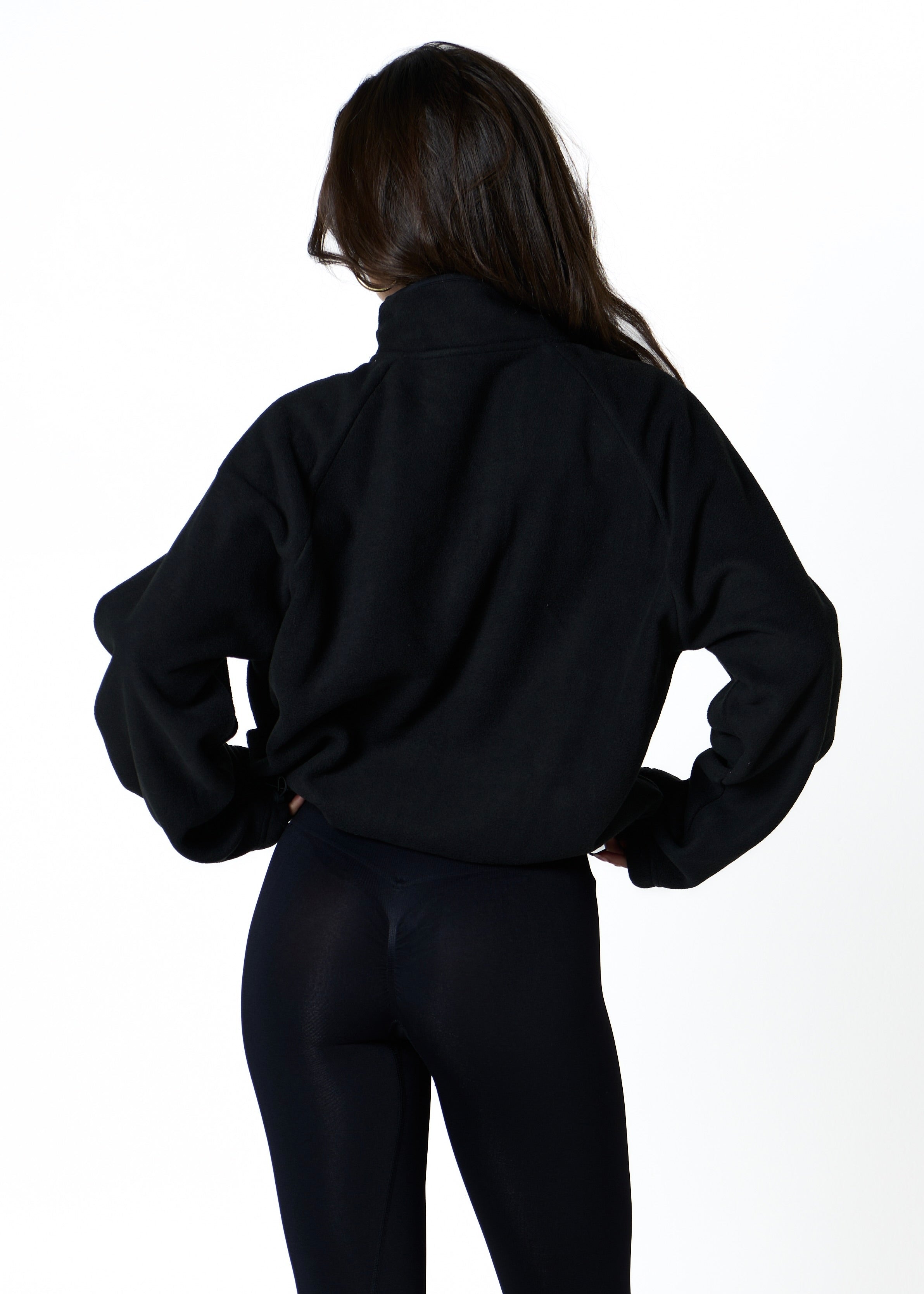 FLEECE ZIP - BLACK
