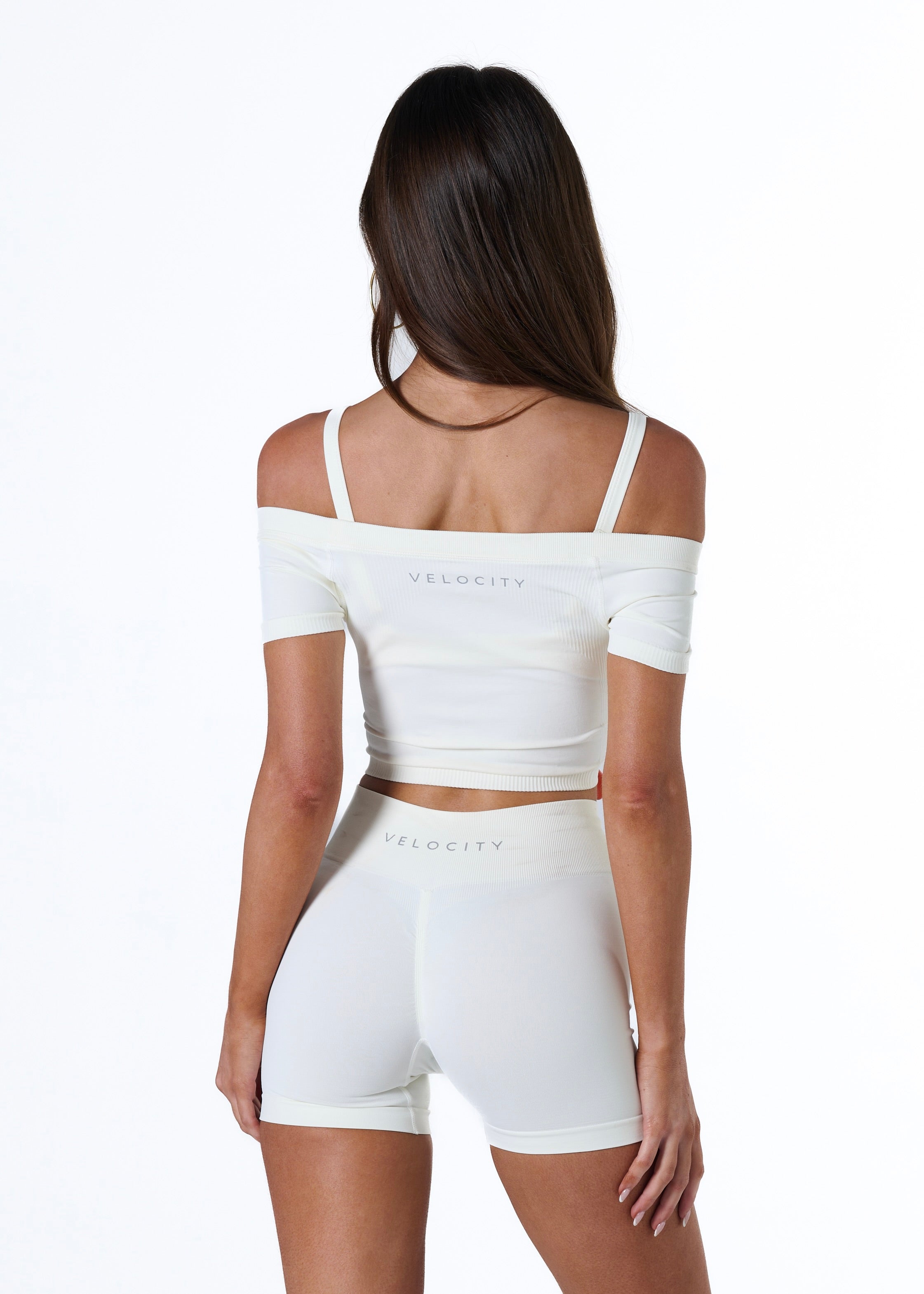 SILHOUETTE MIDI OFF SHOULDER - VANILLA