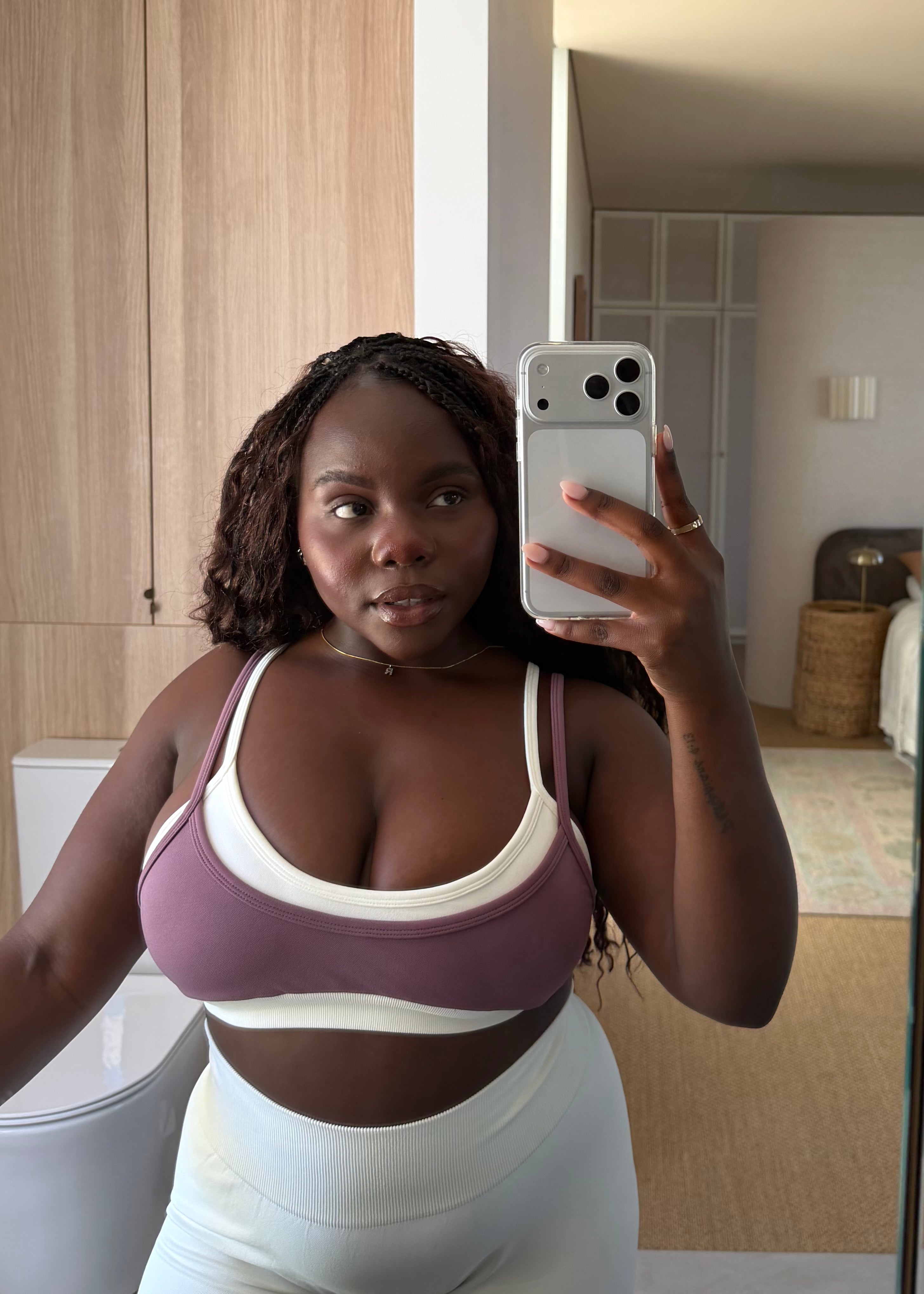 TWO TONE BRA - CINNAMON