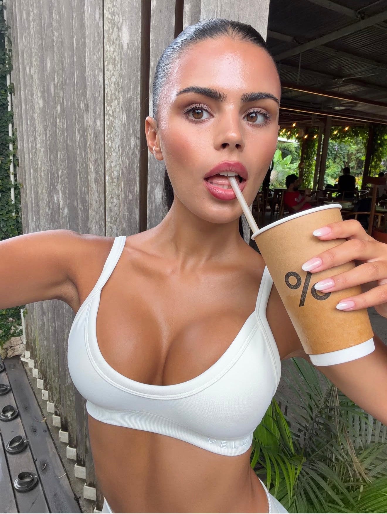 SILHOUETTE BRALETTE - VANILLA