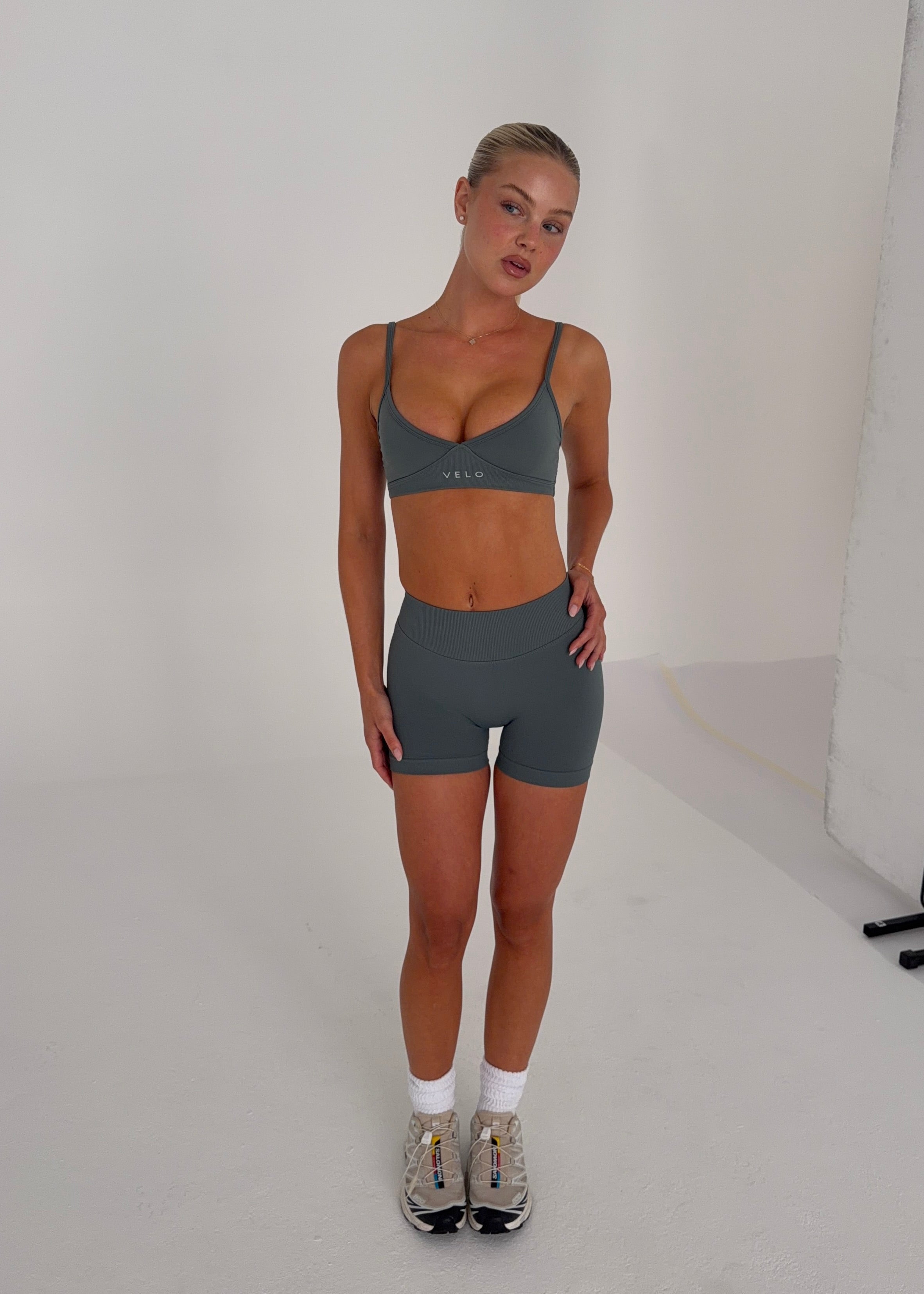 SIGNATURE TRIANGLE BRA - PINE