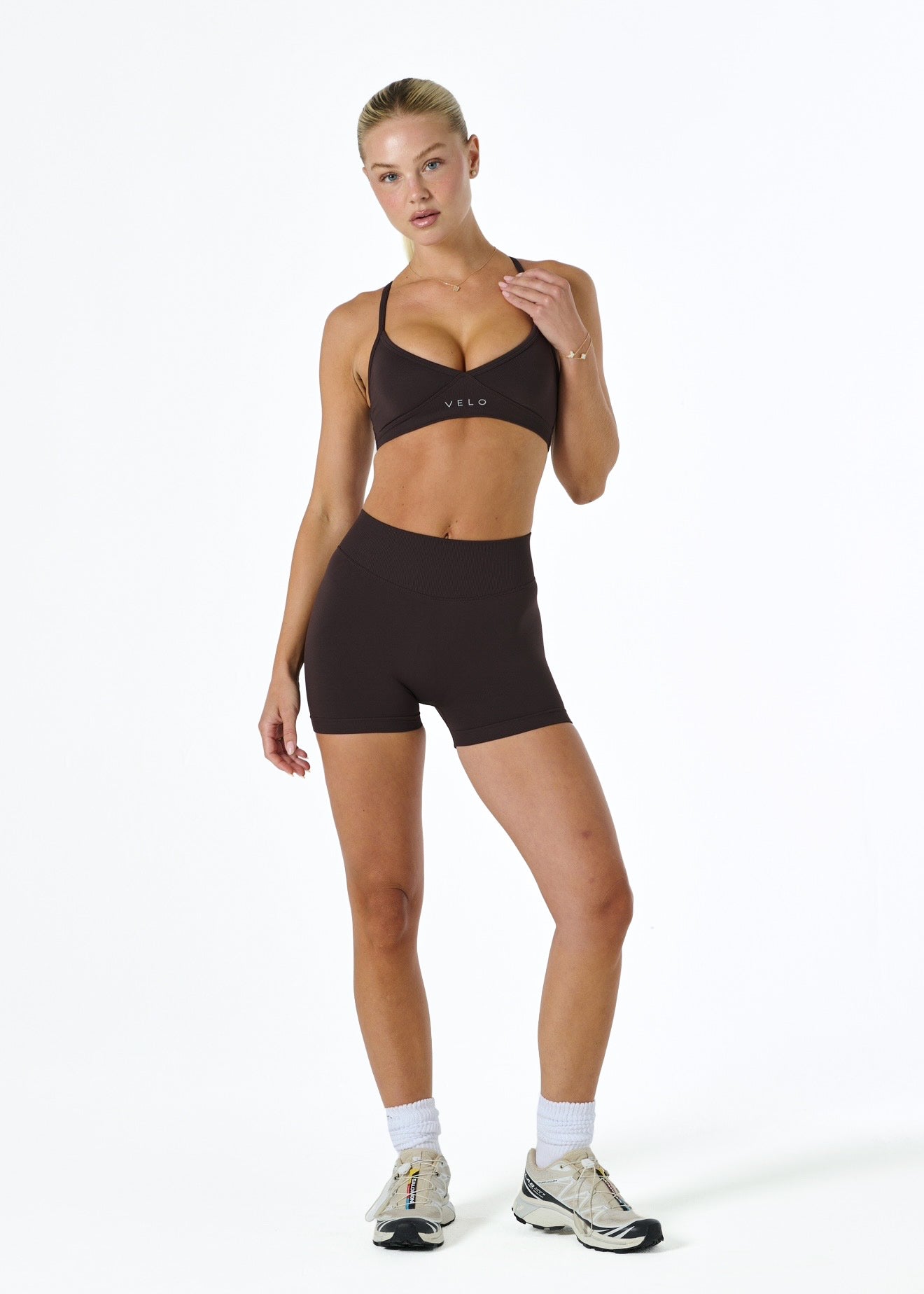 SIGNATURE TRIANGLE BRA - ESPRESSO