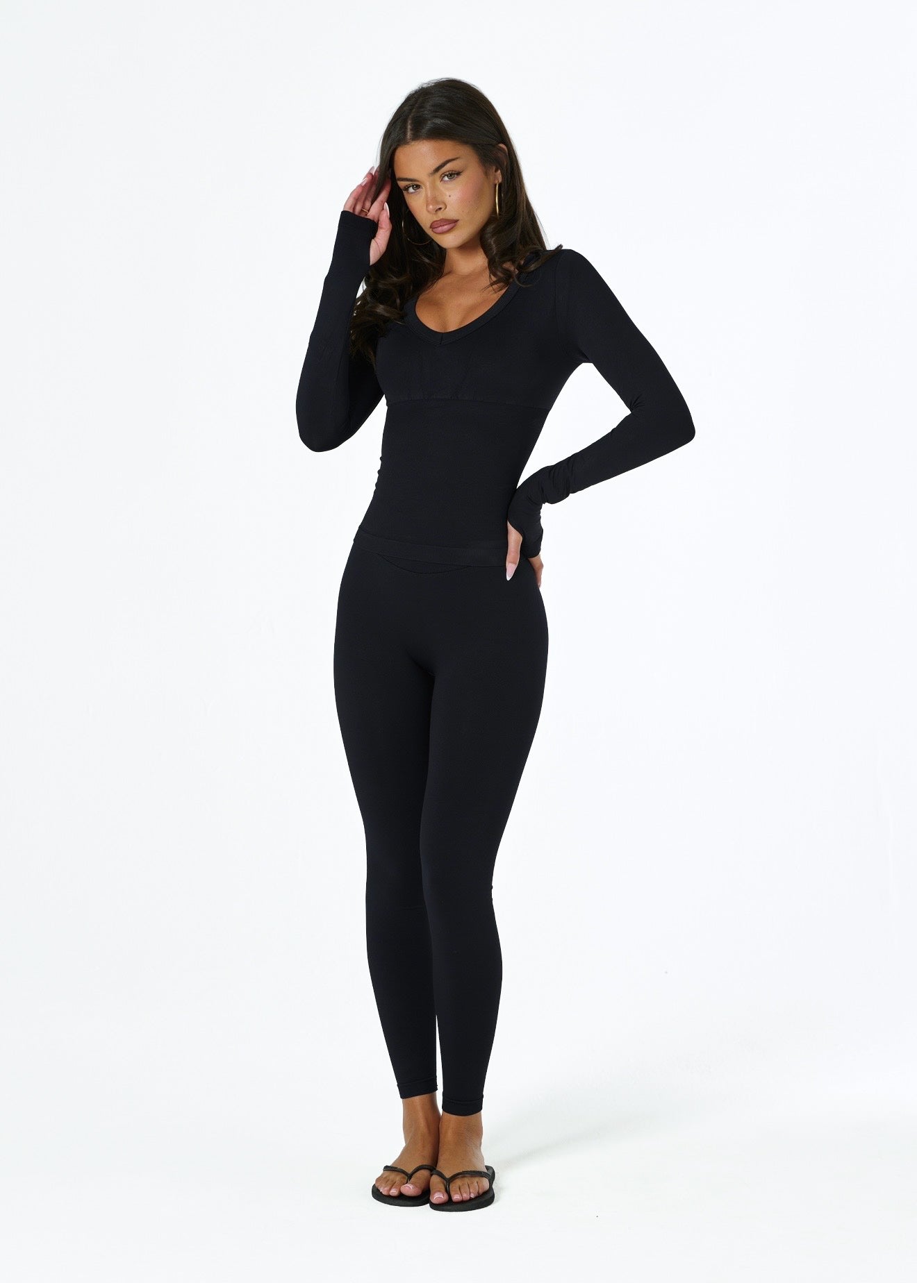 SIGNATURE LONG SLEEVE - LIQUORICE