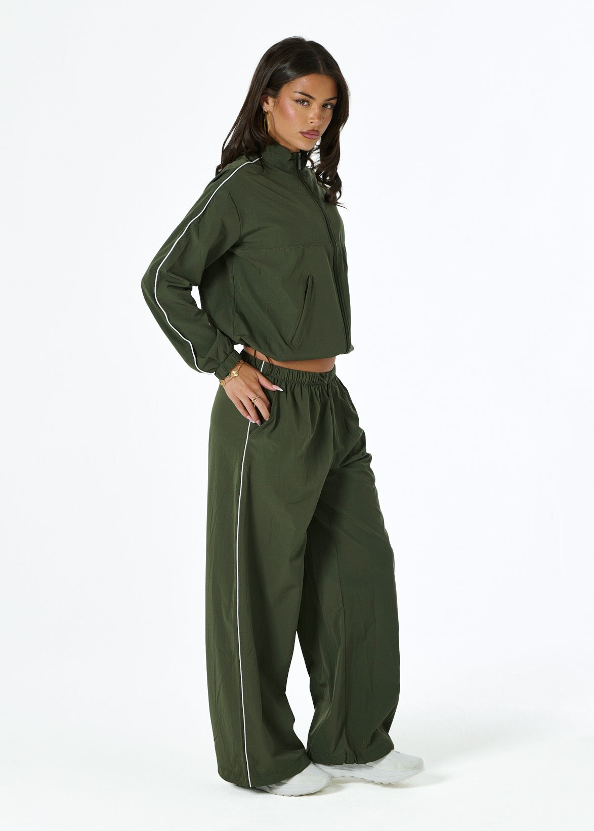 CARGO TRACK TOP - GREEN