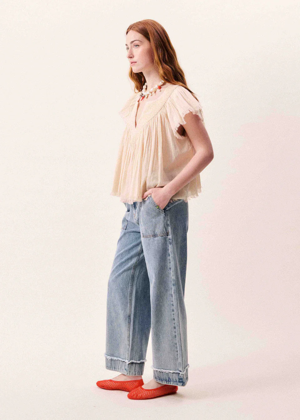 NOVAELLE SHORT SLEEVE TOP