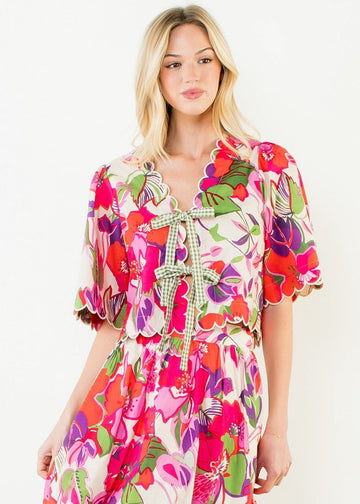 JOSETTE SHORT SLEEVE TOP
