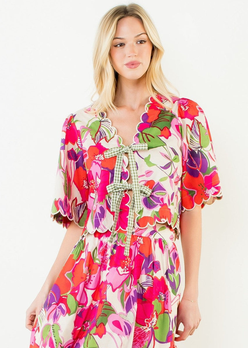 JOSETTE SHORT SLEEVE TOP