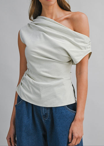 SAIGE ONE SHOULDER TOP
