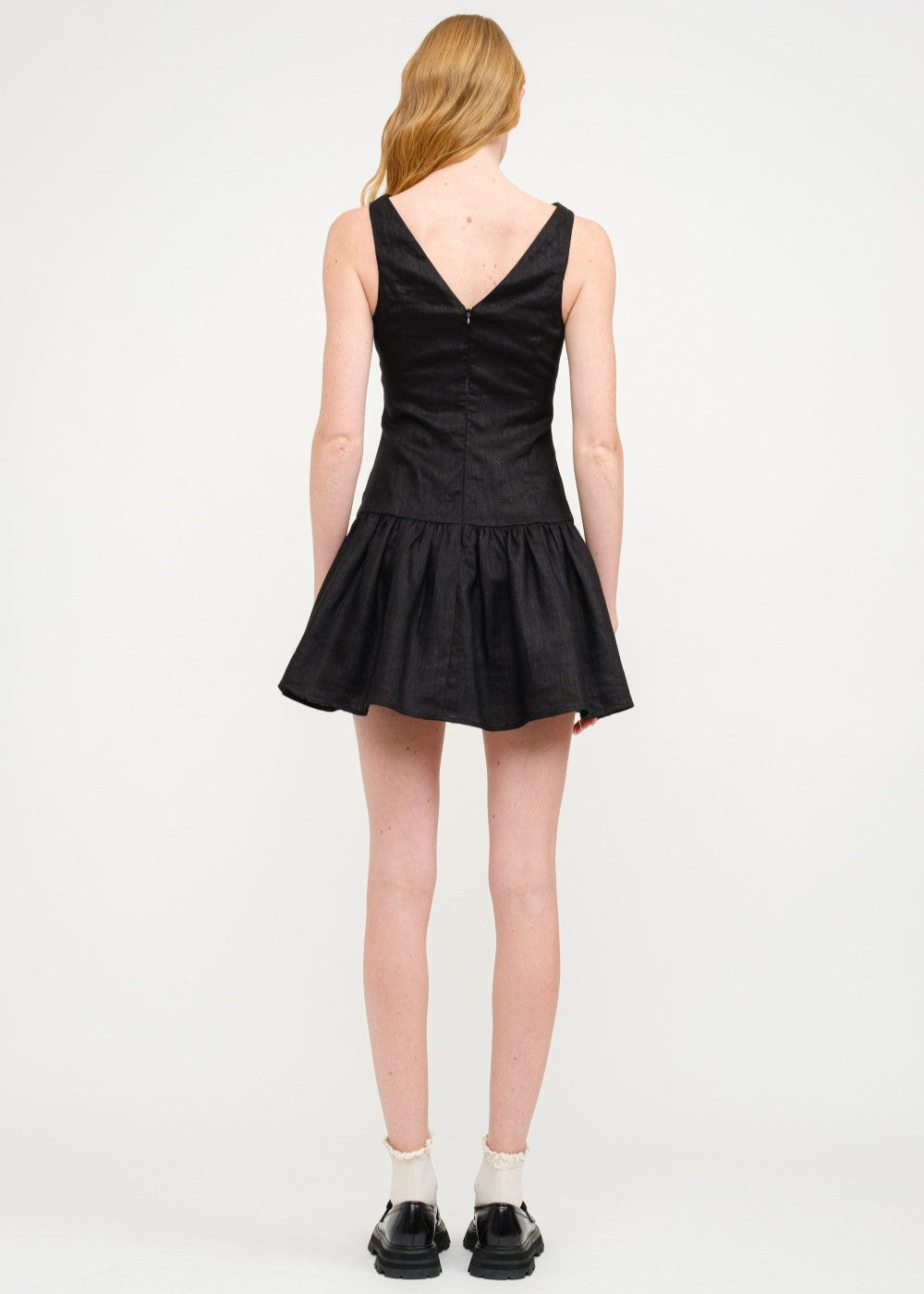 MADELYN DROP-WAIST MINI DRESS