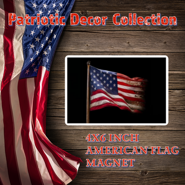 Elevate Your Space with the Premium 4x6 American Flag Magnet: Durable, Eco-Friendly, and Patriotic!