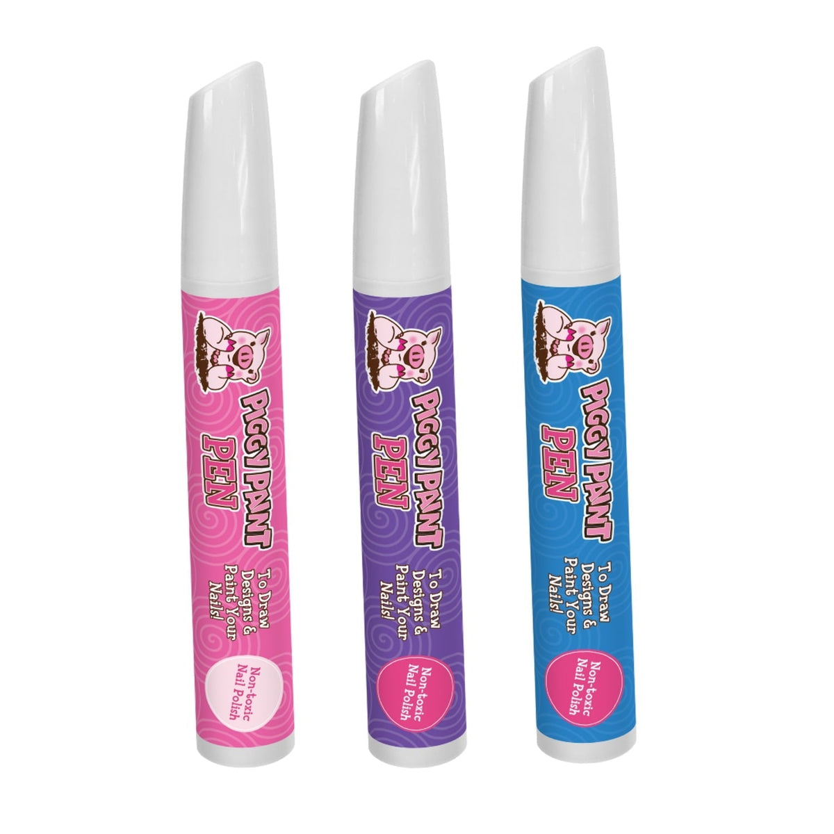 Piggy Pink Piggy Paint Pen Non-Toxic Kids Nail Polish