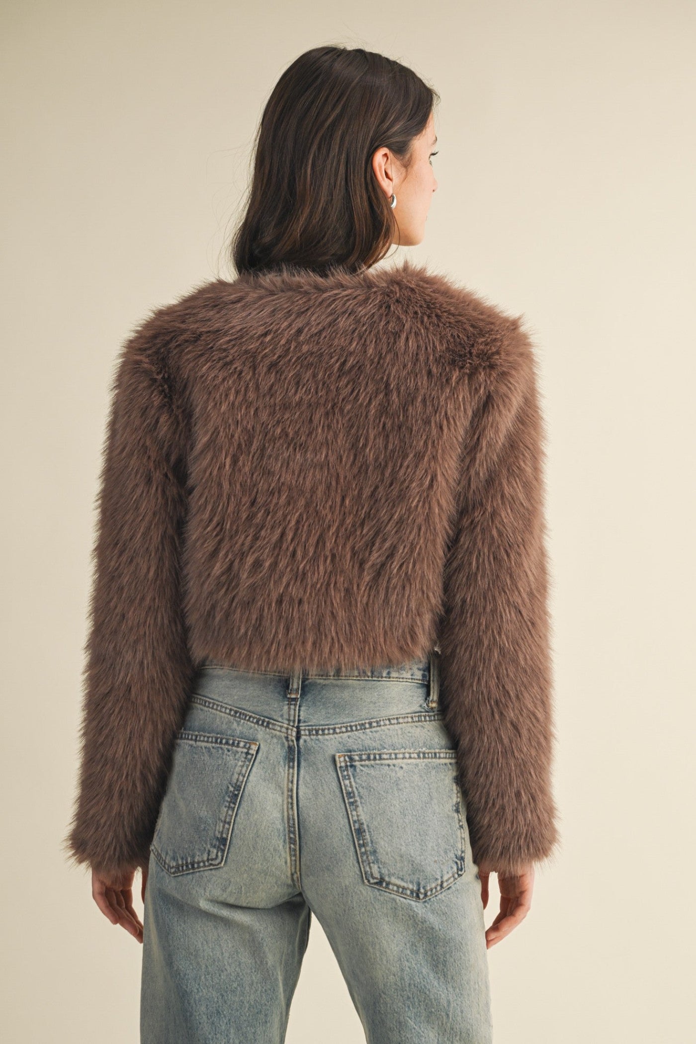 WENDOLYN CROPPED FUR JACKET
