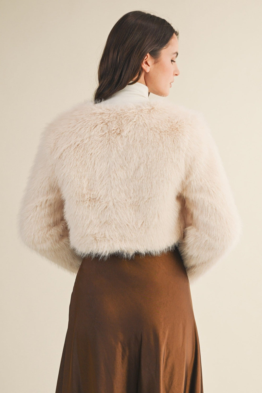 WENDOLYN CROPPED FUR JACKET