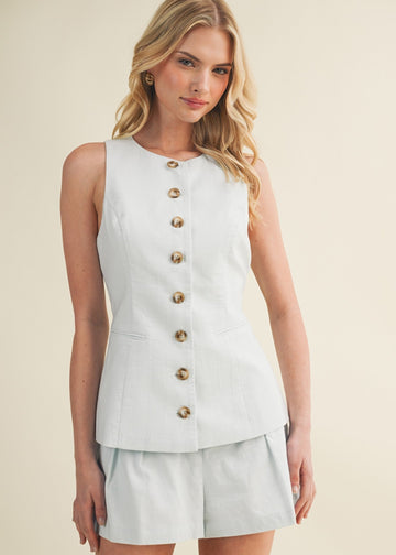DARLA SLEEVELESS VEST TOP