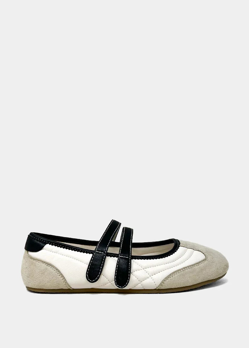 SALOME DUAL-STRAP FLATS