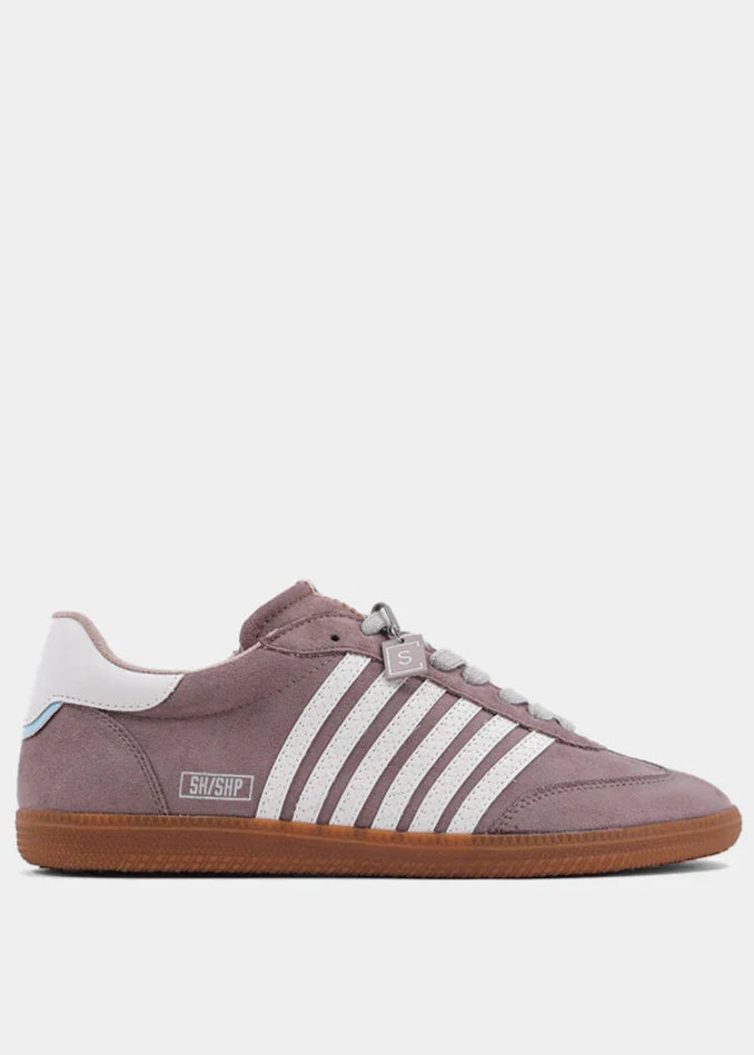 STEVIE TAUPE SUEDE SNEAKERS