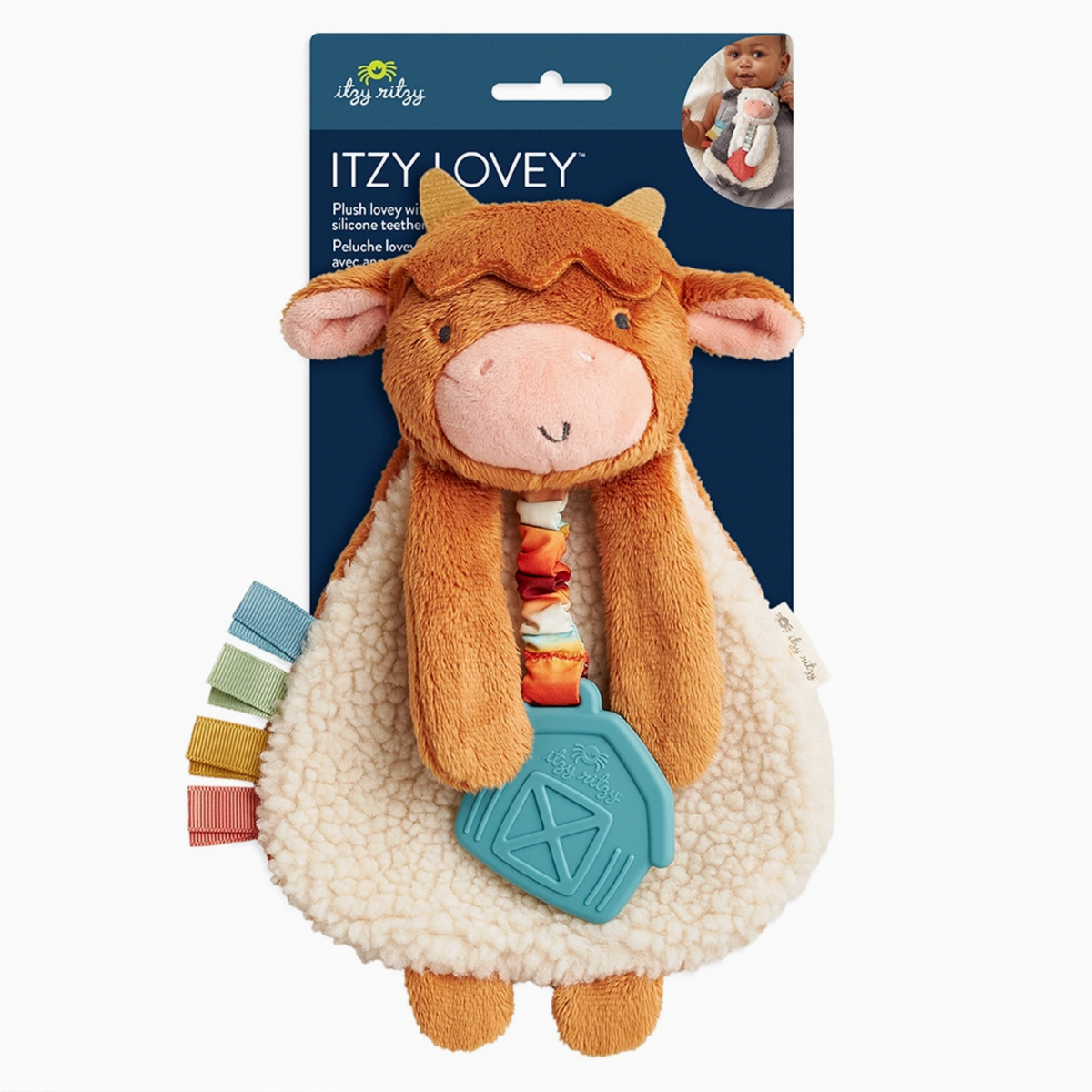 Itzy Friends Lovey? Plush Highland Cow
