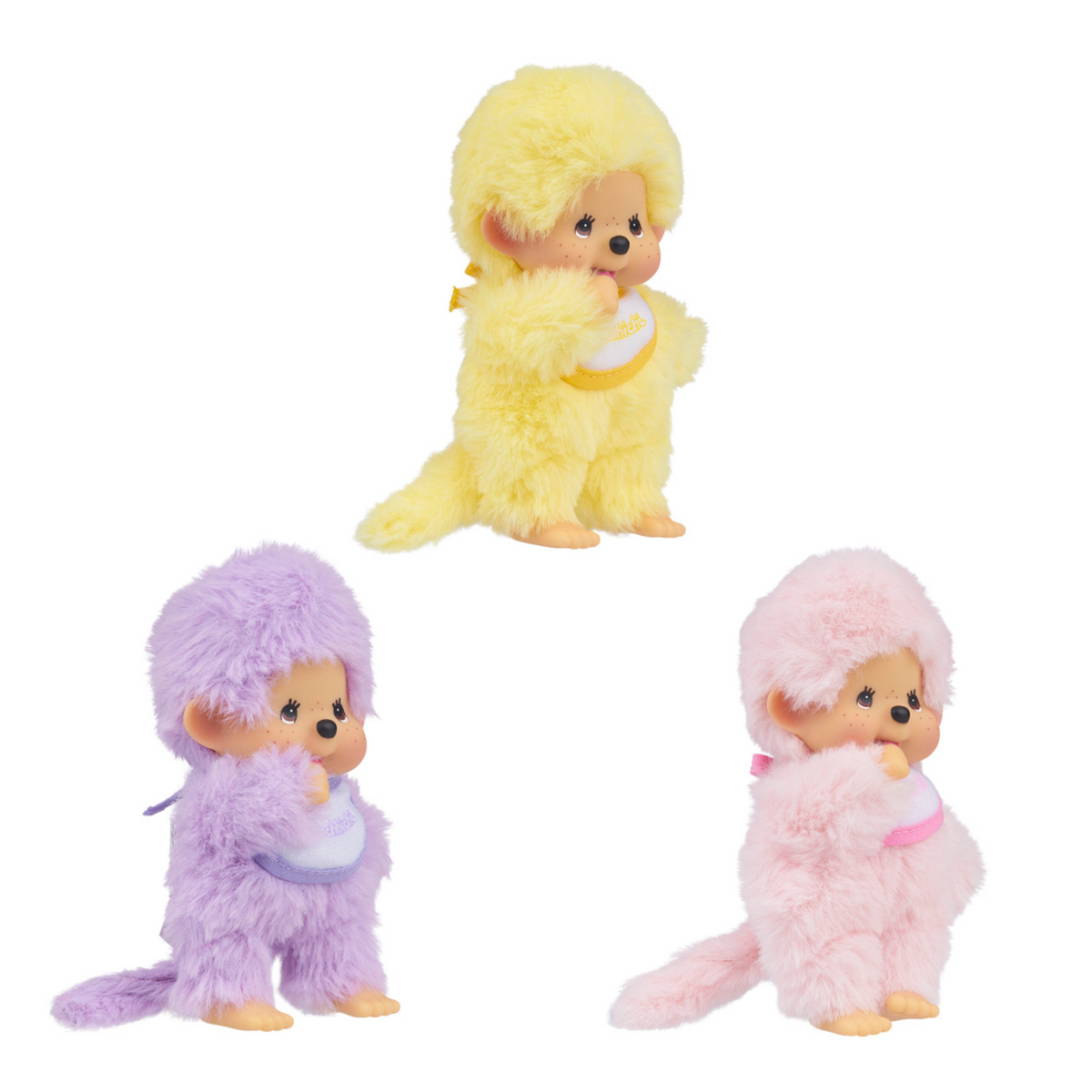 Sekiguchi Monchhichi Colorful Assortment Plush Dolls