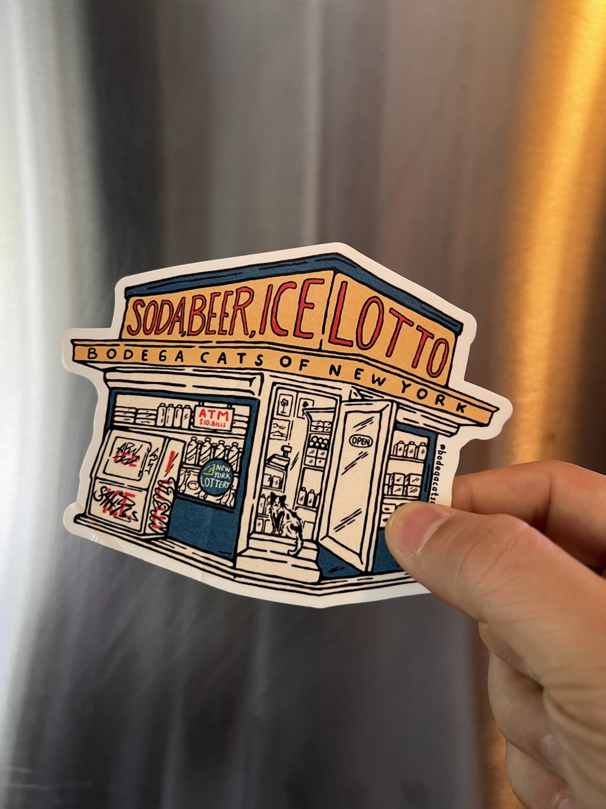 Bodega Cats of New York 3.5 Sticker (Nyc Bodega)