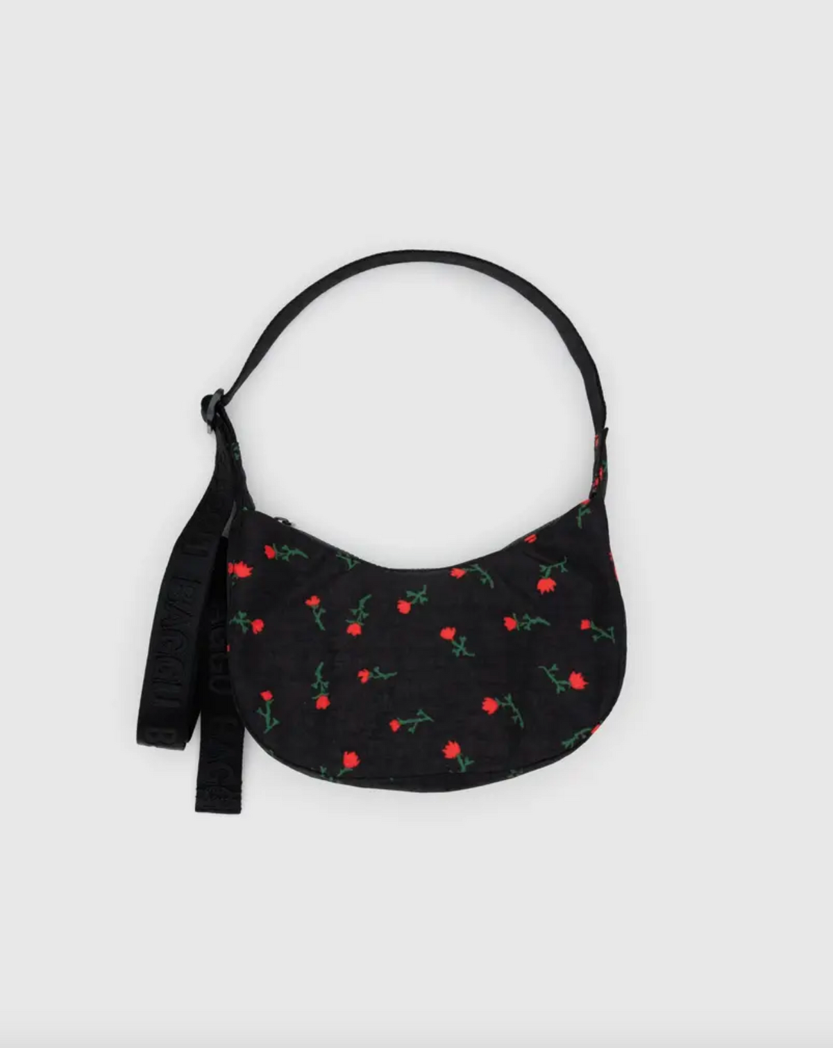 Small Nylon Crescent Bag - Painted Wildflower