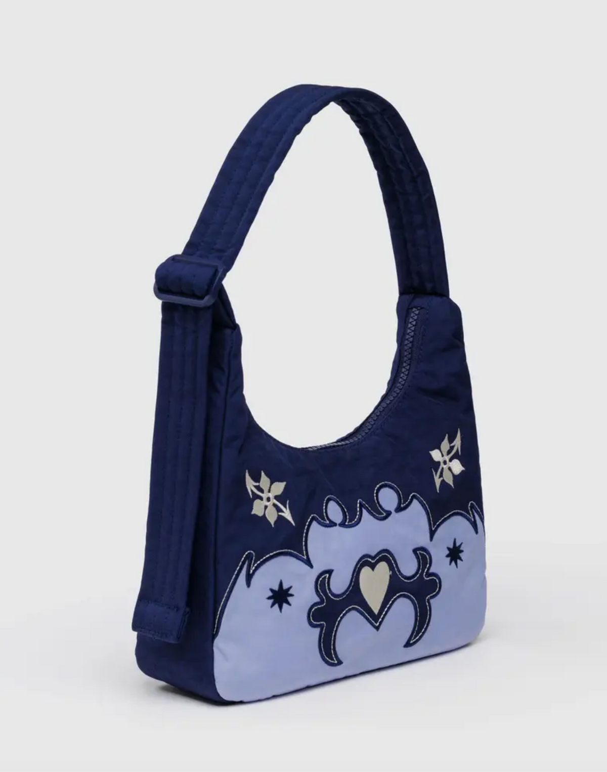 Mini Nylon Shoulder Bag - Western Appliqu¨¦