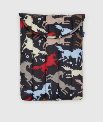 Puffy Laptop Sleeve 13/14 - Horse Cut-Outs