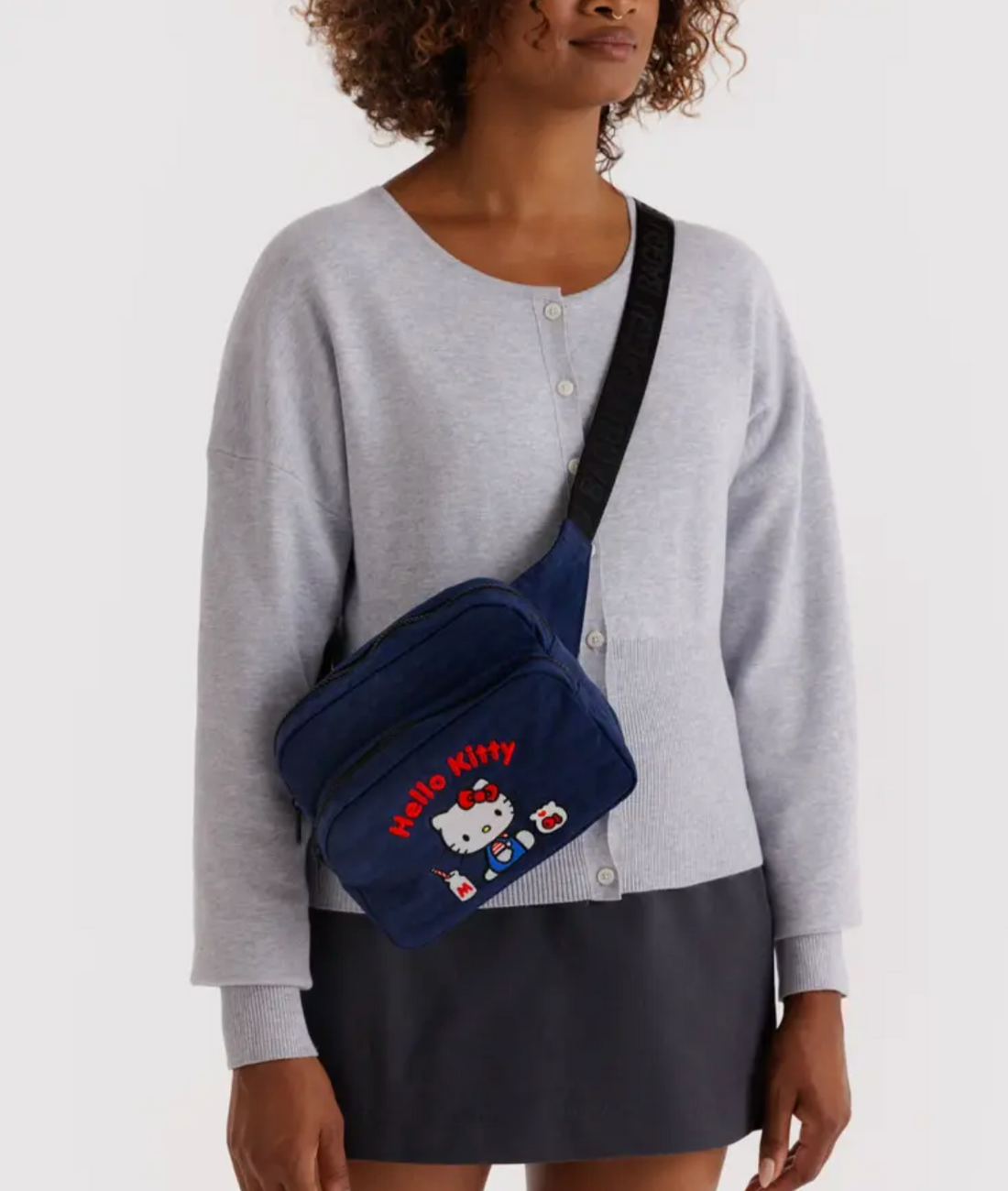 Fanny Pack - Embroidered Hello Kitty Milkshake