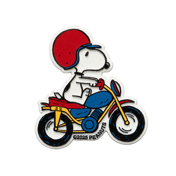 Peanuts? - Snoopy Motorcycle Classic Fridge Magnet