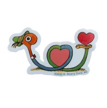 3P4 X Richard Scarry? Valentine - Lowly Heart Twist Sticker