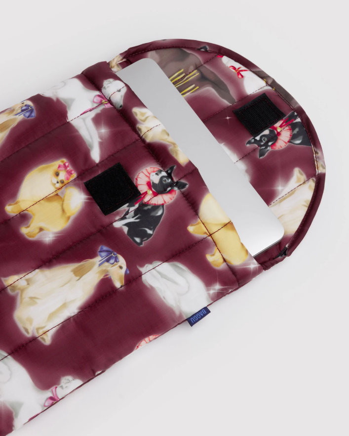 Puffy Laptop Sleeve 13/14 - Fancy Dogs