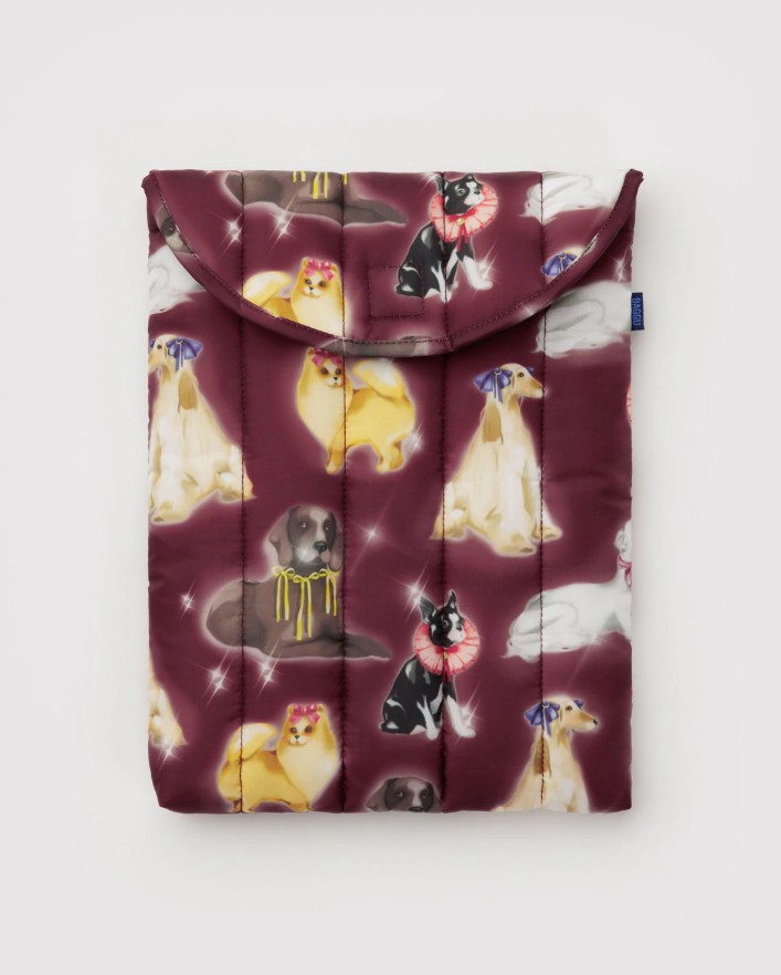 Puffy Laptop Sleeve 13/14 - Fancy Dogs