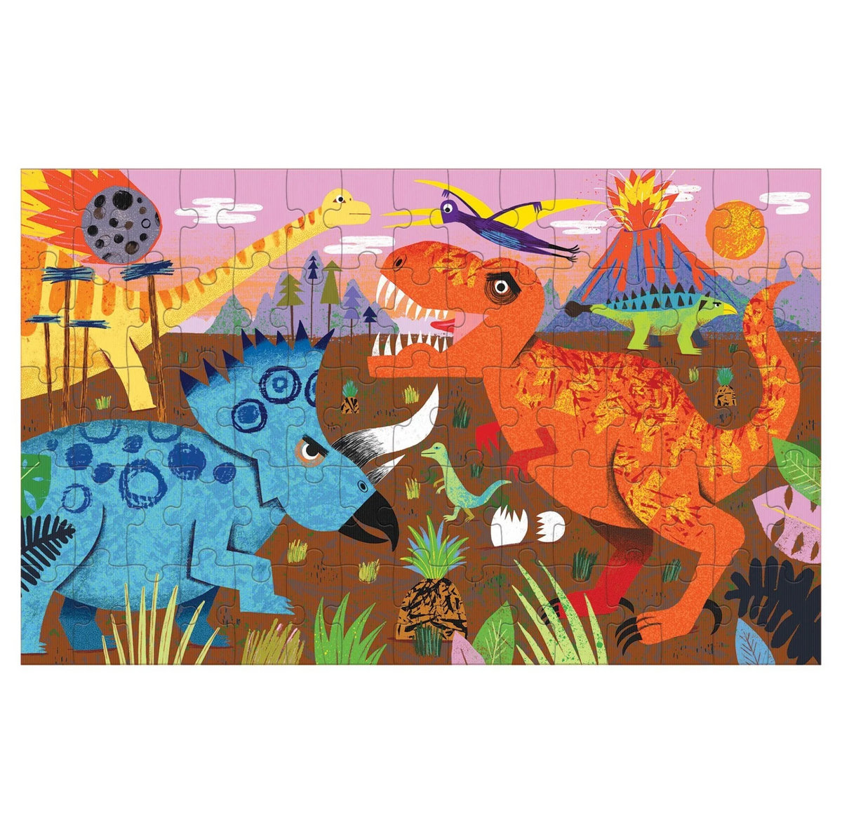 Dinosaur Roar 75 Piece Lenticular Puzzle