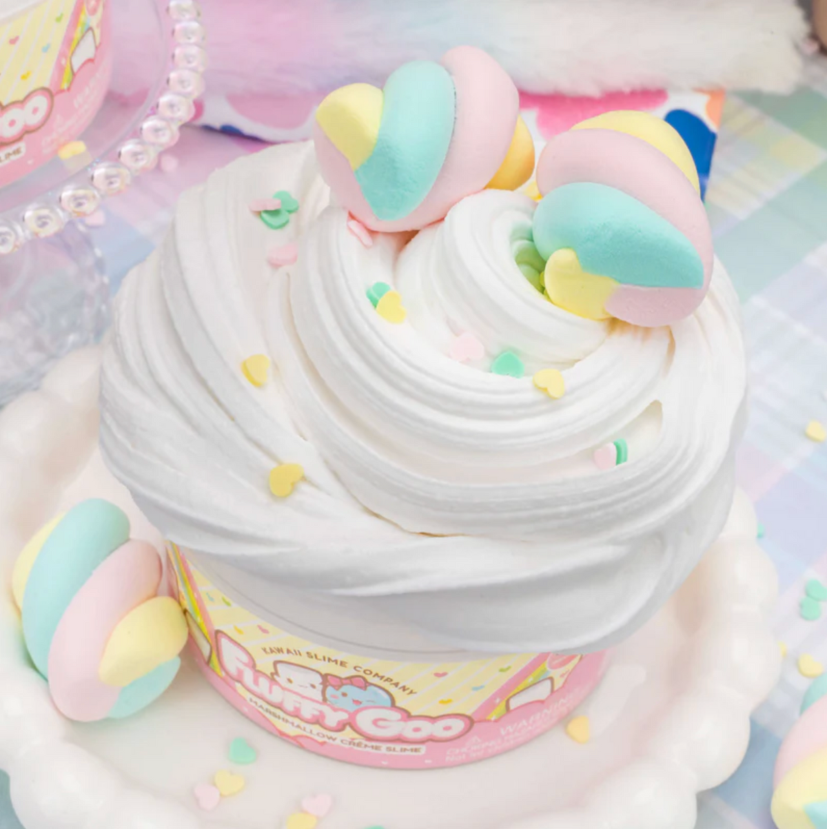 Fluffy Goo Classic Marshmallow Signature Dome? Slime