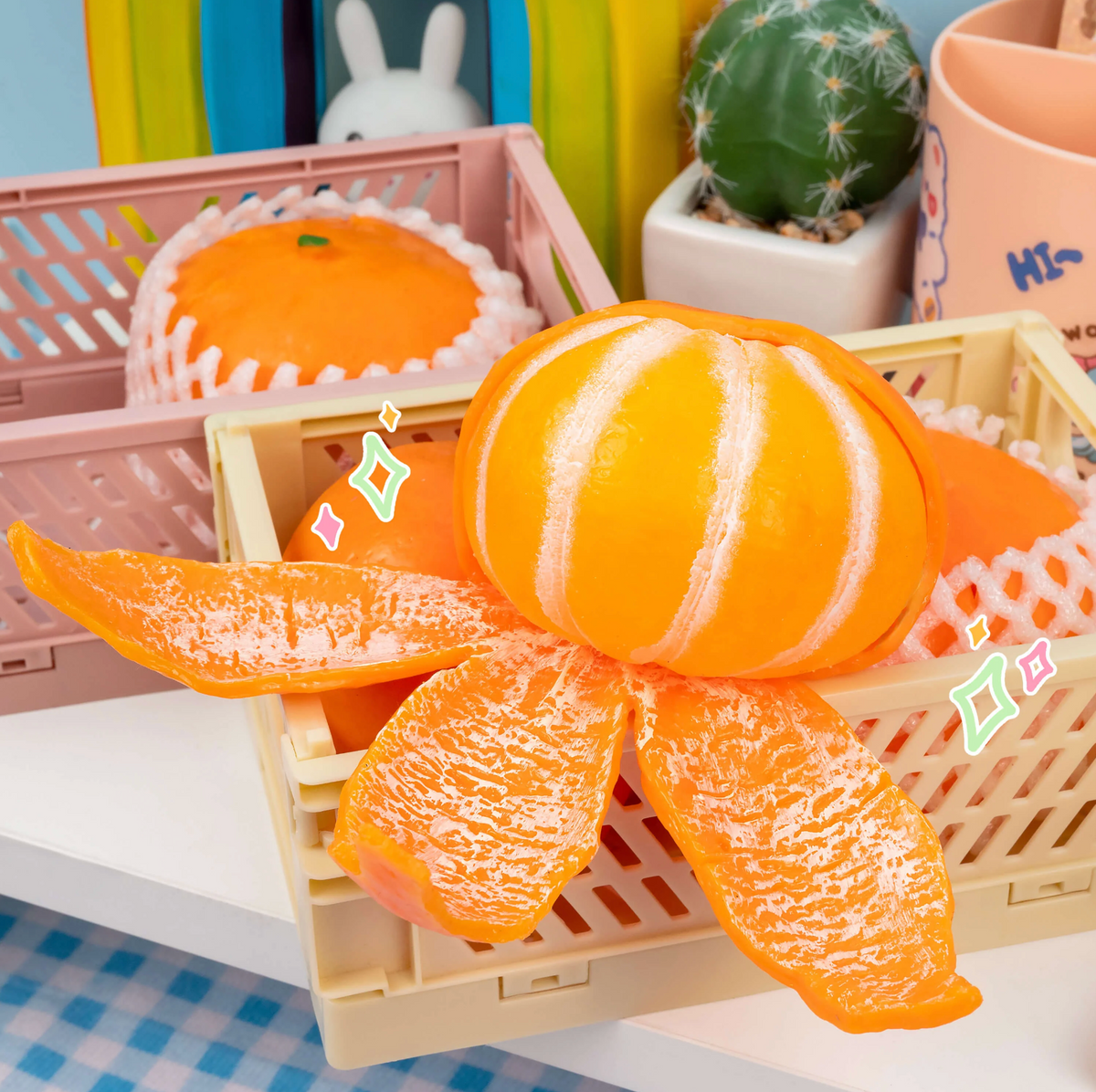 Tangerine Cutie Peeling Fidget Sensory Toy
