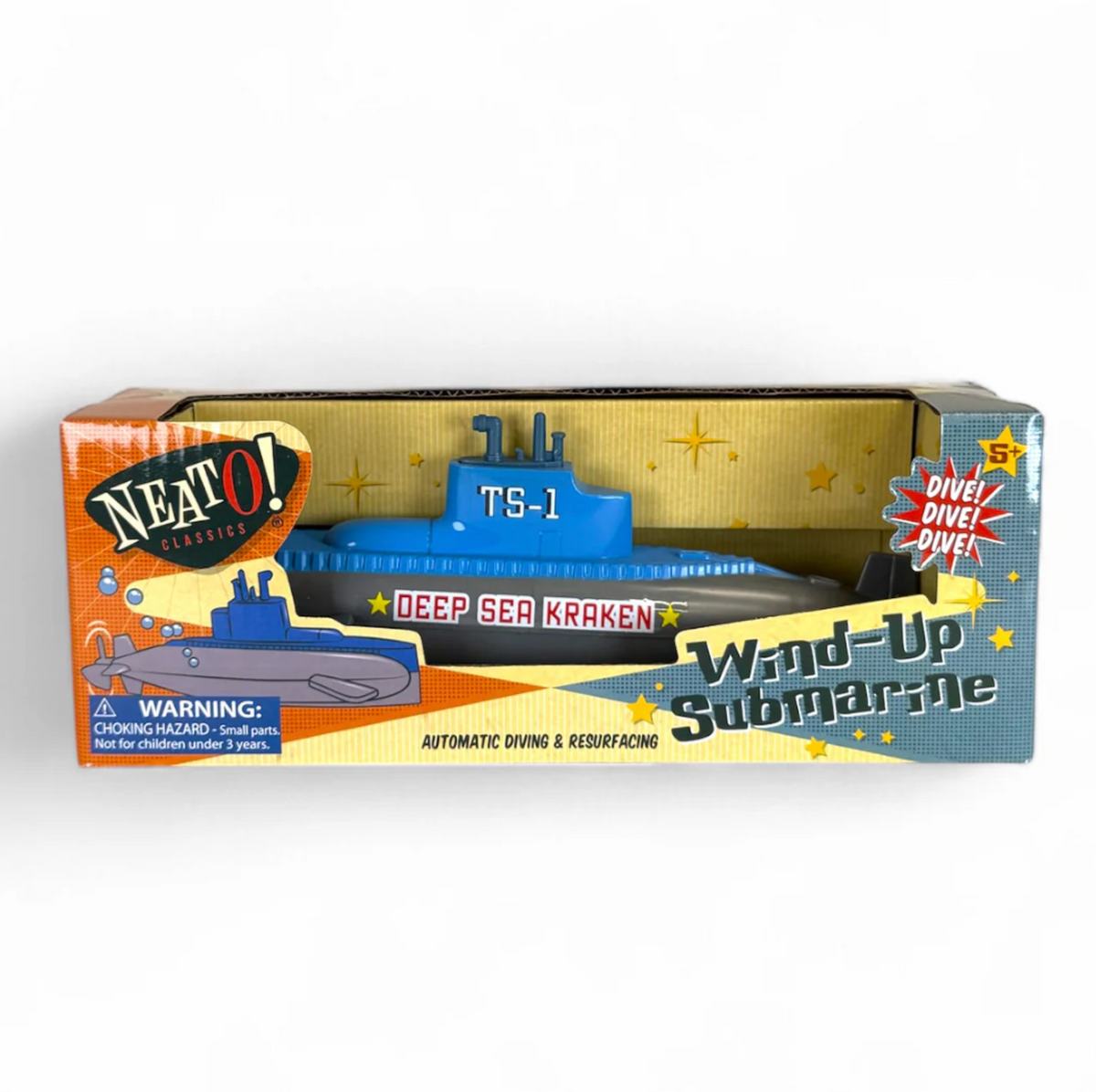 Wind Up Diving Submarine - Retro