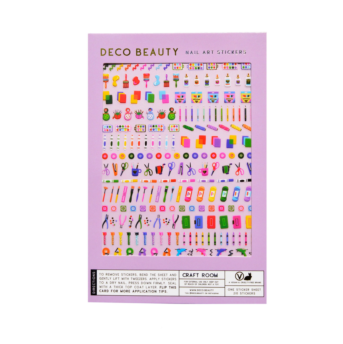 Deco Miami Nail Art Stickers