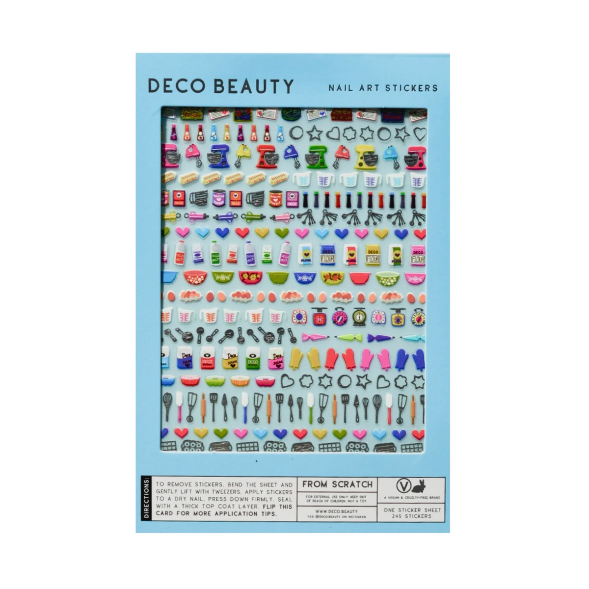 Deco Miami Nail Art Stickers