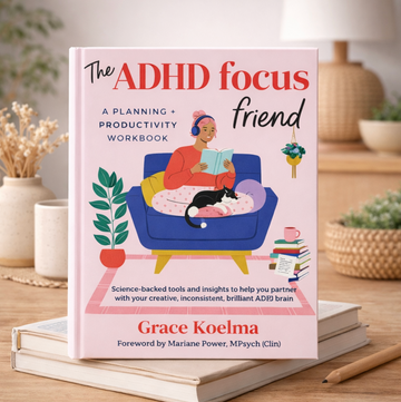 The ADHD Focus Friend: A Planning + Productivity Workbook