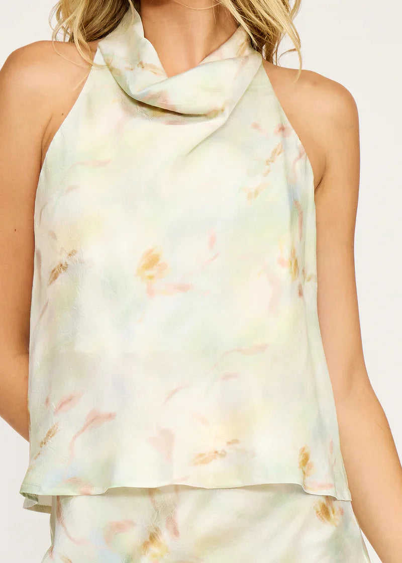 BOWIE COWL NECK TOP