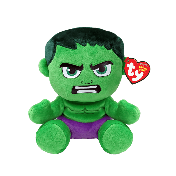Ty Marvel Hulk Beanie Babies Plush Toy