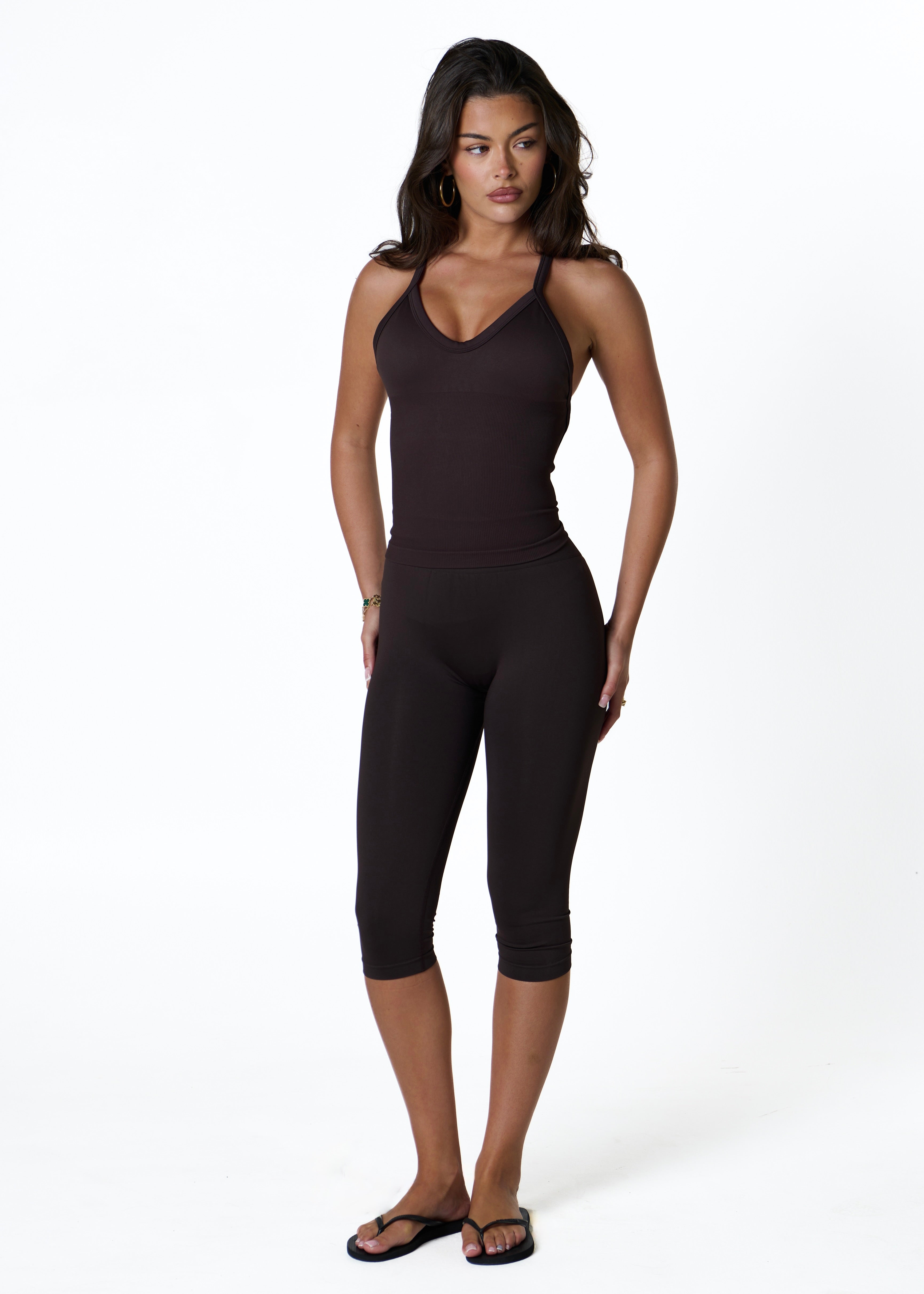 SILHOUETTE TANK - ESPRESSO
